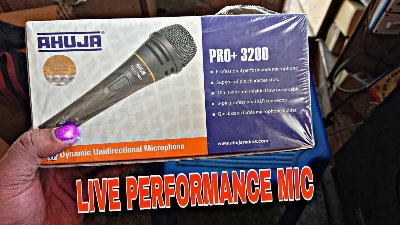 Picture of AHUJA Perfomance Series Microphone - PRO +3200 (Black)