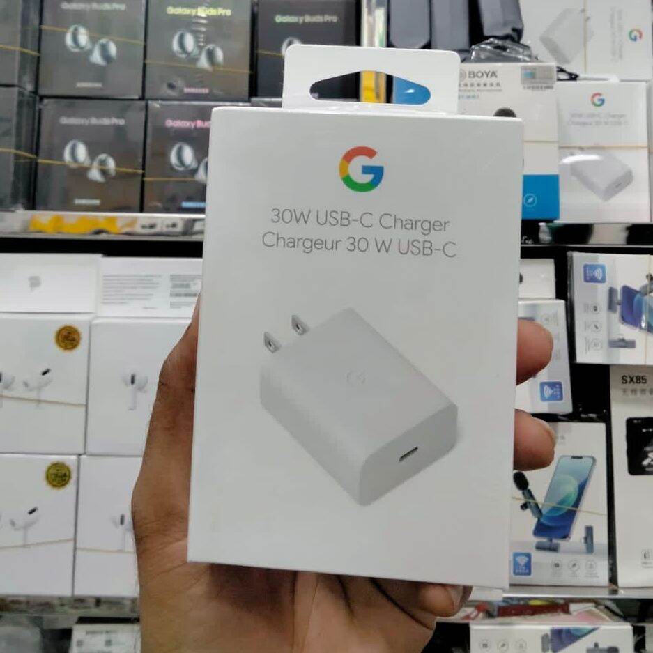 Picture of Google 30W USB-C Charger Fast Charging Pixel Phone Charger (White,Google)