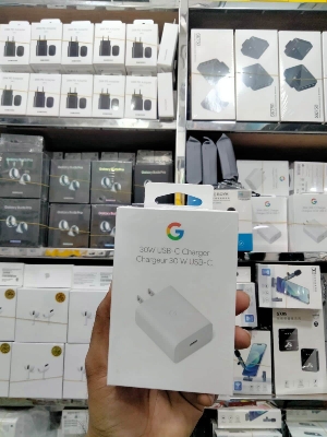 Picture of Google 30W USB-C Charger Fast Charging Pixel Phone Charger (White,Google)