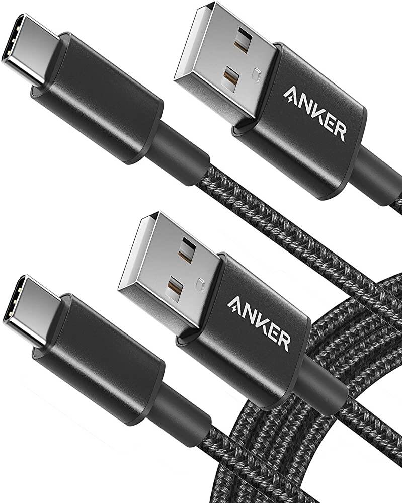 Picture of Anker 322 USB A to USB C Cable Fast Charge Data Transfer Braid for Huawei Xiaomi Samsung Oneplus Vivo OPPO Realme USB-C Phones, Tablets (Multicolor)