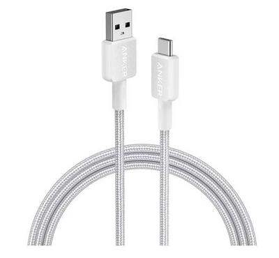 Picture of Anker 322 USB A to USB C Cable Fast Charge Data Transfer Braid for Huawei Xiaomi Samsung Oneplus Vivo OPPO Realme USB-C Phones, Tablets (Multicolor)