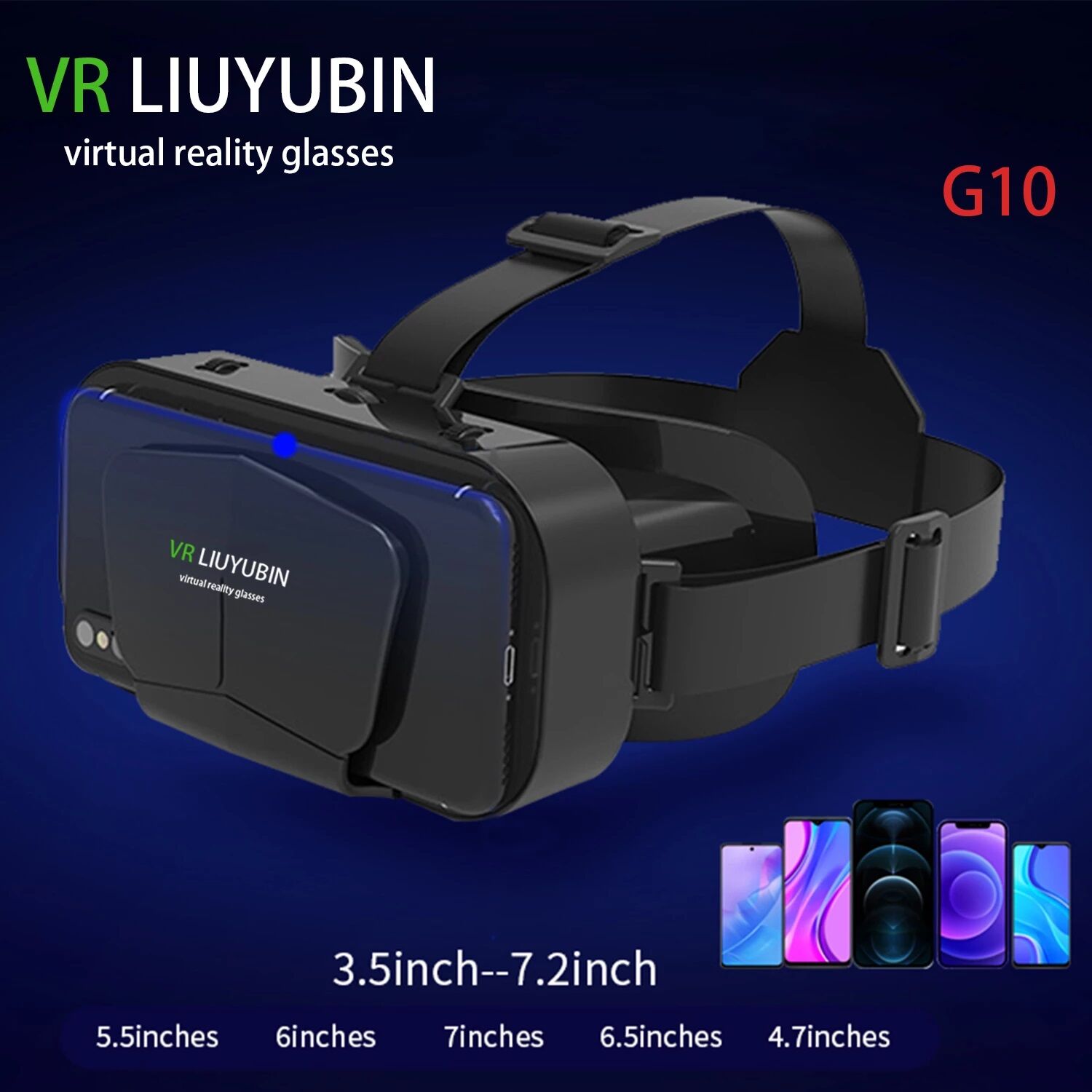Picture of VR Shinecon G10 Standard Edition Gaming Glasses Virtual Reality VR Glasses for 4.7-6.53 inch mobile phones (Multicolor)