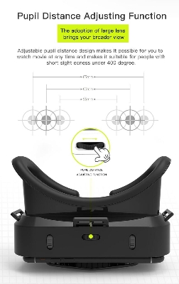 Picture of VR Shinecon G10 Standard Edition Gaming Glasses Virtual Reality VR Glasses for 4.7-6.53 inch mobile phones (Multicolor)