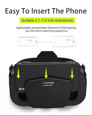Picture of VR Shinecon G10 Standard Edition Gaming Glasses Virtual Reality VR Glasses for 4.7-6.53 inch mobile phones (Multicolor)