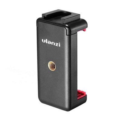 Picture of Ulanzi ST-07 Cold Shoe Phone Clip with Extendable Stick Tripod 1/4 Screw Phone Holder To Microphone for Vlogging (Black)