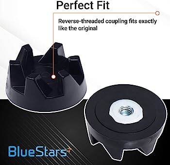 Picture of Drive Coupling/Coupler for Kitchen-3.6cm, 6-lag- Aid Blender- Black (Black)
