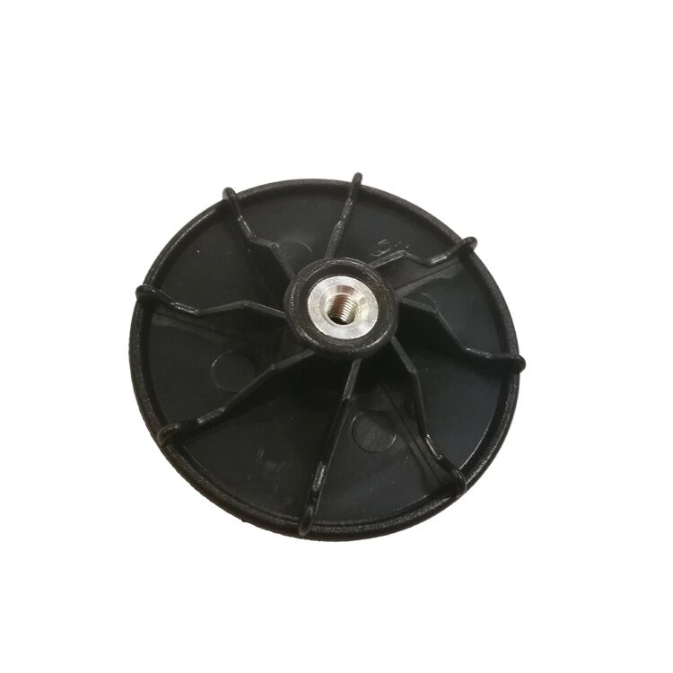 Picture of Blender Plastic Pulley 5.5cm 6-leg small with Screw Hole- Black (Black)