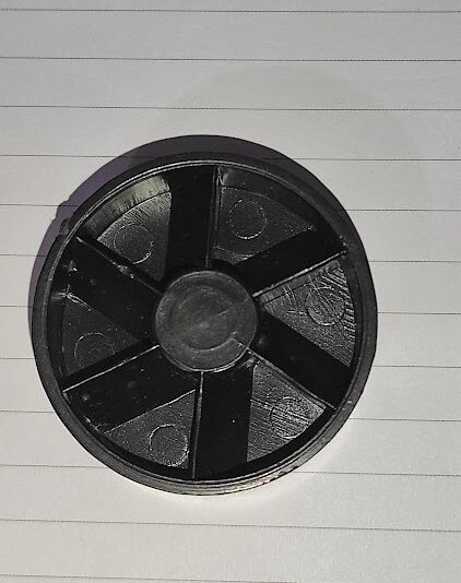 Picture of Plastic Mixer Grinder Motor Coupler 4cm with Screw Black- 1 pcs (Black)