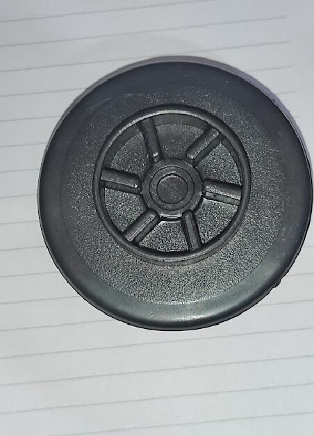 Picture of Plastic Mixer Grinder Motor Coupler 7cm with Screw hole  Black- 1 pcs (Black)