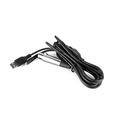Picture of XLR Female To 3.5mm & USB Microphone Cable for BM 100FX, BM100, BM800 (Black)