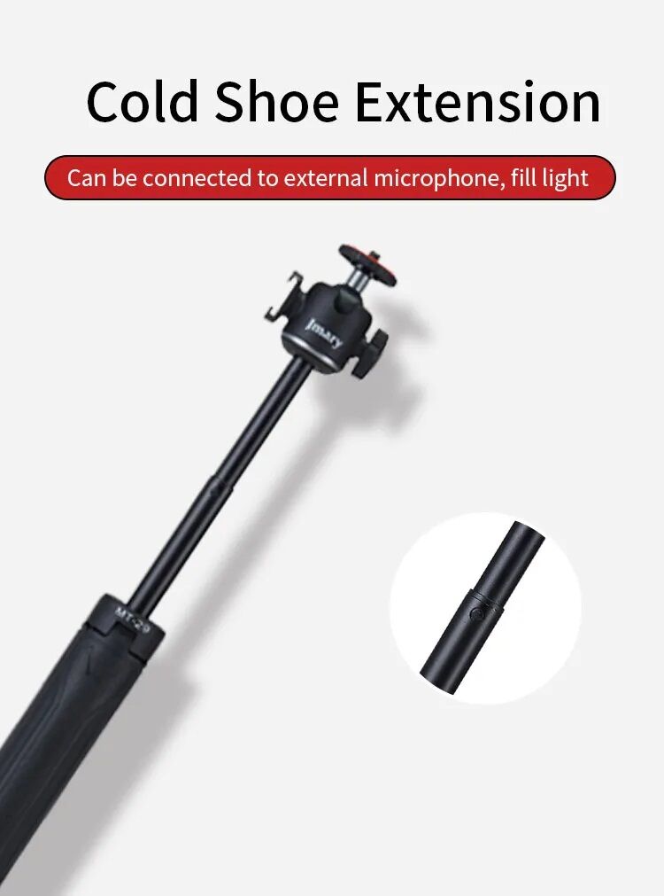 Picture of Jmary MT29 Desktop Extension Tripod Multifunction Interface universal Compatibility - Black (Black)
