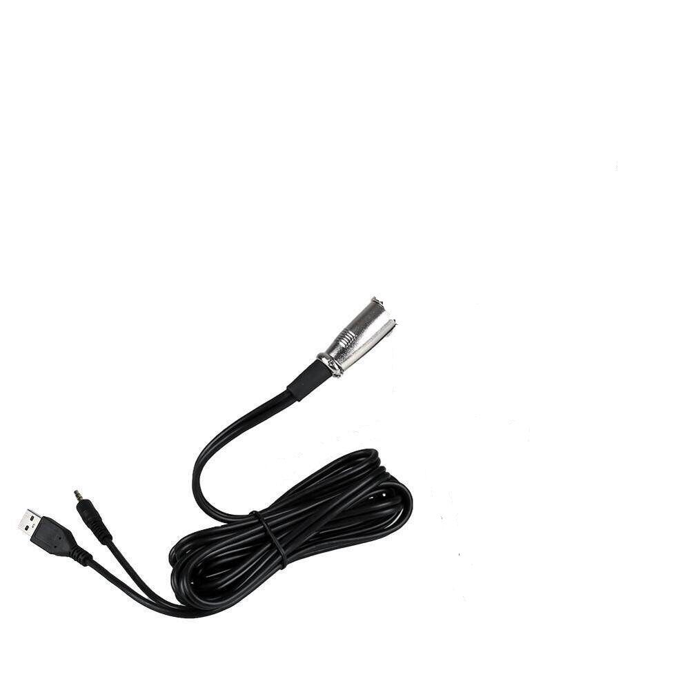 Picture of XLR Female To 3.5mm & USB Microphone Cable for BM 100FX, BM100, BM800 (Black)
