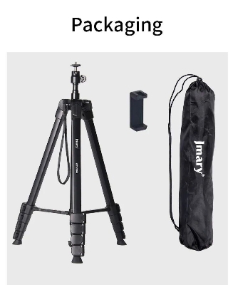 Picture of Jmary Tripod KP-2208 Professional Tripod with Mobile Holder- Black (Black)