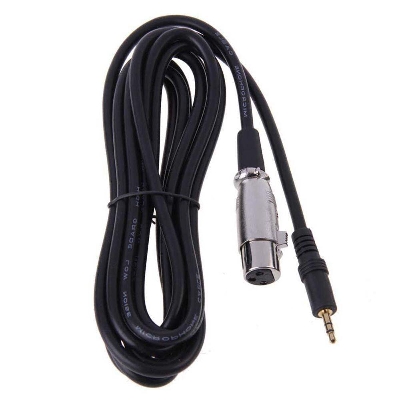 Picture of XLR Female To 3.5mm Microphone Cable 1.5M for condenser, dynamic microphone 