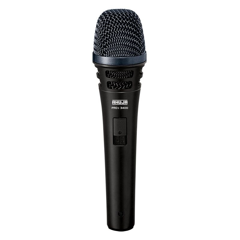 Picture of Wired Black Ahuja PRO+ 3400 Dynamic Unidirectional Microphone (Black)