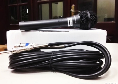 Picture of Professional Shure Sm-959 Uni-Directional Dynamic Microphone With XLR to 6.5mm Audio Cable 15 Feet (Black)