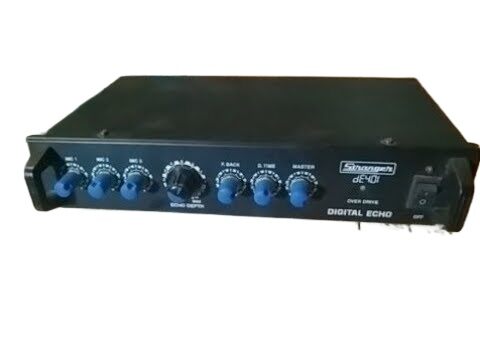 Picture of Stranger Digital Echo DE 401 Mixer 3 Channel Mixer Preamplifier for Echo, Reverb, Chorus, Effects (Multicolor)