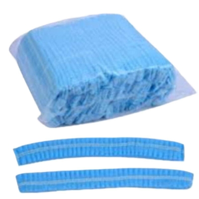 Picture of One Time Disposable Cap - Pack of 100 pieces use cooking, Hospital Doctor, Nurse, Surgical, & medical cap (Blue)