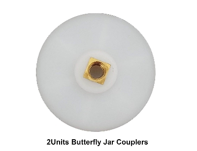 Picture of Plastic Mixer Grinder Motor Clutch 4 cm 6Teeth- 1 Pcs White (with Screw)