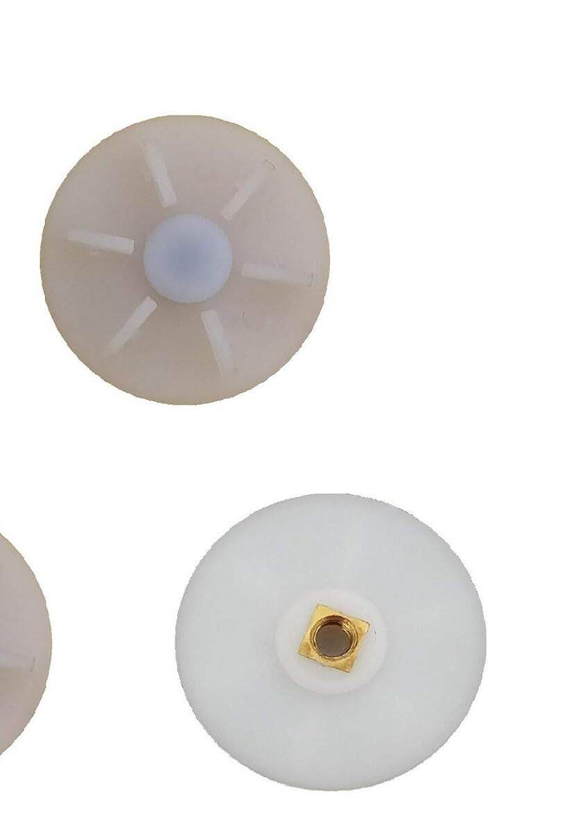 Picture of Plastic Mixer Grinder Motor Clutch 4 cm 6Teeth- 1 Pcs White (with Screw)