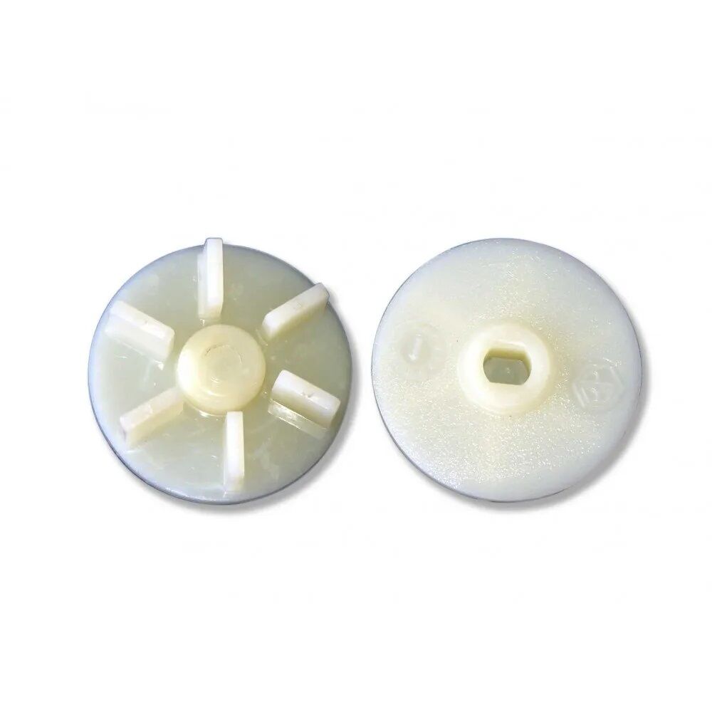 Picture of Plastic Mixer Grinder Motor Clutch 4 cm 6Teeth- 1 Pcs White (not screw)