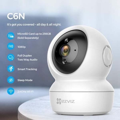 Picture of EZVIZ C6N/H6c Smart Wi-Fi Pan & Tilt Camera & IP Camera Security Camera (White)