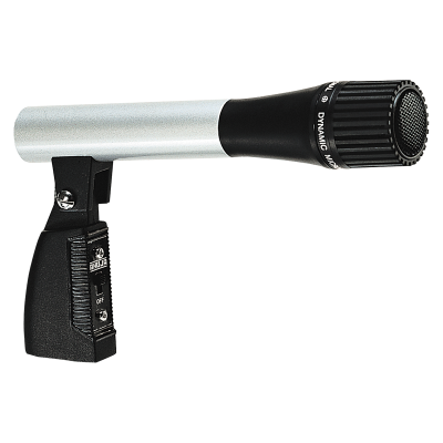 Picture of Ahuja AUD-77DX best quality and best performance Wired Microphone Ahuja Unidirectional Dynamic Microphone with Holder 2.5mV/Pa AUD-77DX 