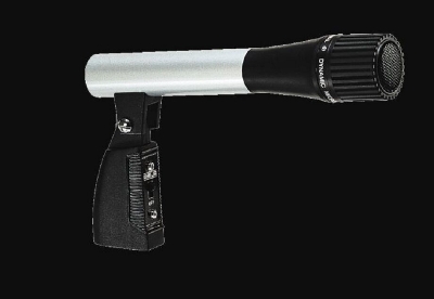 Picture of Ahuja AUD-77DX best quality and best performance Wired Microphone Ahuja Unidirectional Dynamic Microphone with Holder 2.5mV/Pa AUD-77DX 