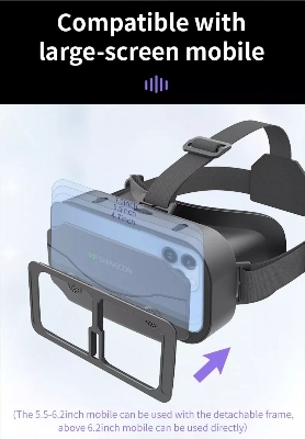 Picture of VR Shinecon G13 3D Virtual Reality Box Gaming Glasses Headset for 4.7-7 inch Smartphones (Black)