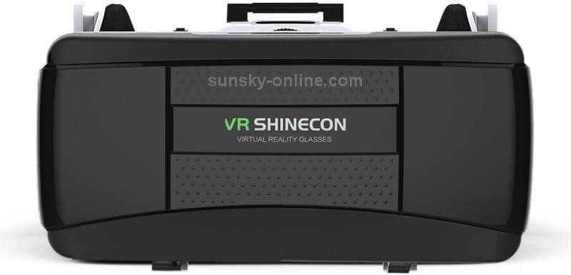 Picture of Shinecon G06EB VR 3D Virtual Reality Video Glasses Suitable for 4.7 inch – 6.1 inch Smartphone with HiFi Headset – Black (Black)