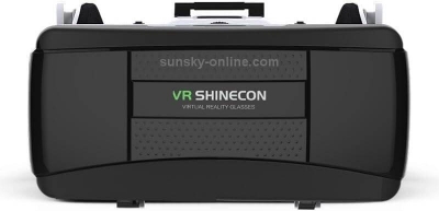 Picture of Shinecon G06EB VR 3D Virtual Reality Video Glasses Suitable for 4.7 inch – 6.1 inch Smartphone with HiFi Headset – Black (Black)