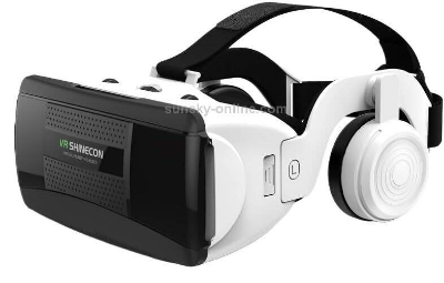 Picture of Shinecon G06EB VR 3D Virtual Reality Video Glasses Suitable for 4.7 inch – 6.1 inch Smartphone with HiFi Headset – Black (Black)