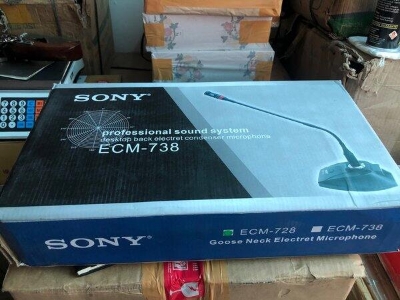 Picture of Sony ECM 728 Conference Microphone Goose neck Condenser Microphone Black (Black)