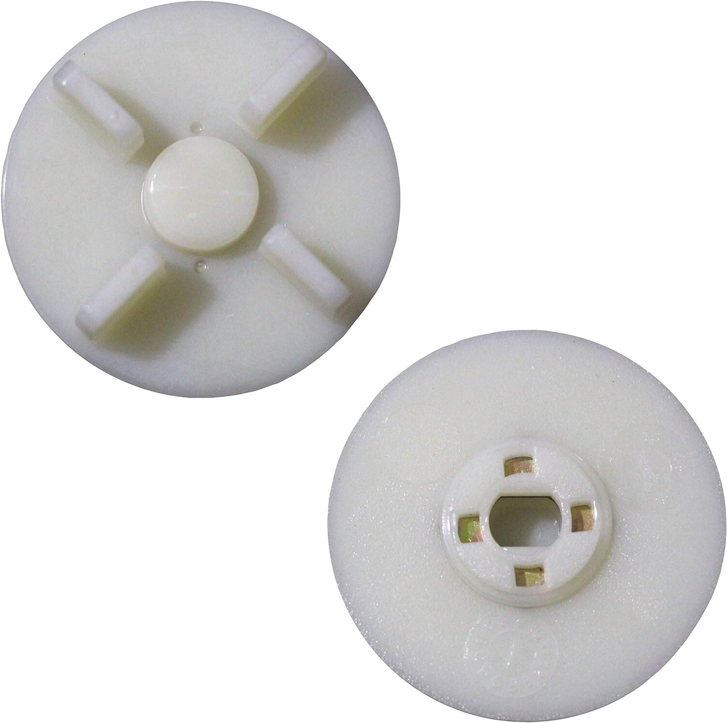 Picture of Mixer Grinder Jar Blender Motor Coupler 4CM 4 Teeth Round No Screw White (White)