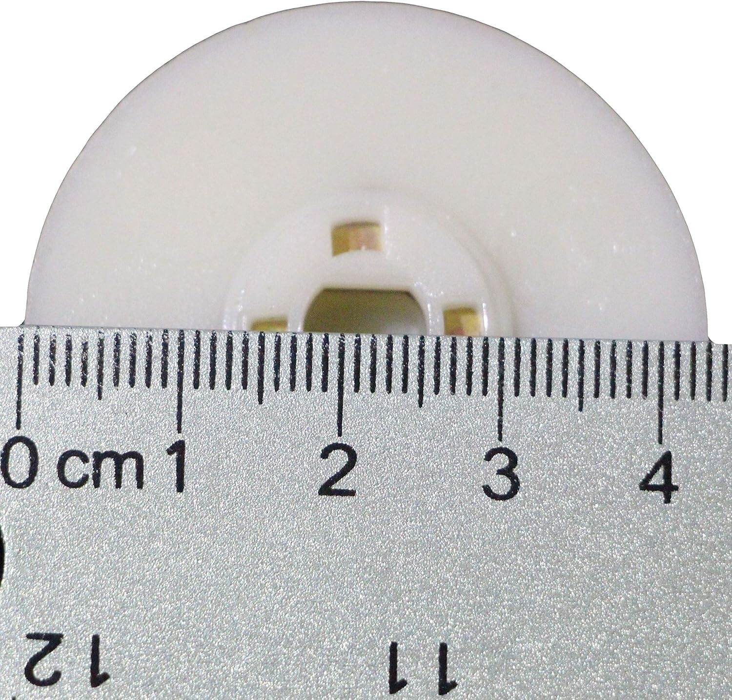 Picture of Mixer Grinder Jar Blender Motor Coupler 4CM 4 Teeth Round No Screw White (White)