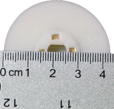 Picture of Mixer Grinder Jar Blender Motor Coupler 4CM 4 Teeth Round No Screw White (White)