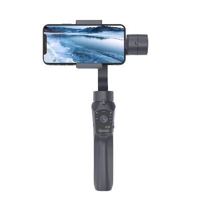 Picture of F10 Mobile Phone 3-Axis Handheld Stabilizer Gimbal with App Smartphone Anti-shake Selfie Stick For iPhone 14 Xiaomi Huawei (Black)