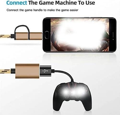 Picture of 2 in 1 USB 3.0 OTG Adapter Cable Type-C Micro USB to USB 3.0 Interface Charging Cable Line for Cellphone Converter for Cellphone (Multicolor)