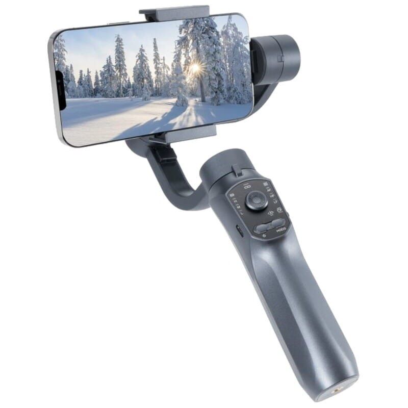 Picture of F10 Pro Gimbal 3-Axis Stabilizer for Smartphone iPhone Handheld Automatic Selfie Stick 360 Rotation Face Tracking APP Video Camera Stabilized (Black)