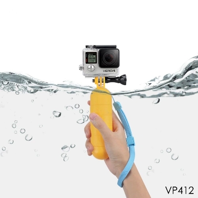 Picture of Gopro Float Bobber Hand Grip Mount For Go Pro Hero 8 7 5 Black h9 SJCAM SJ5000 SJ7 SJ6 Yi 4K Go Pro Accessory (Yellow)