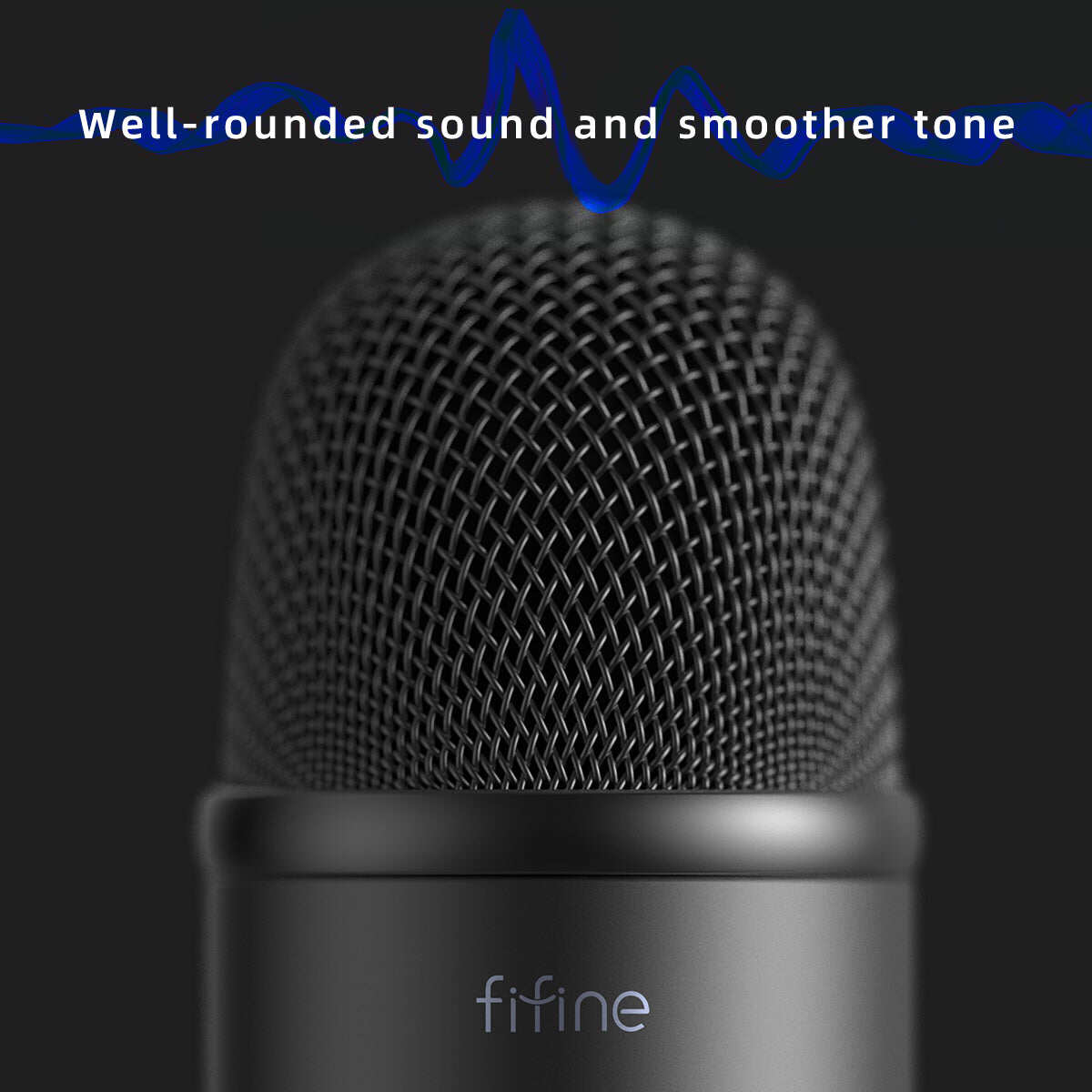 Picture of USB Podcast Microphone for Recording Streaming, Condenser Computer Gaming Mic for PC (Black)