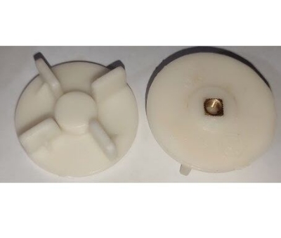 Picture of Blender Motor Coupler 5CM 4 Teeth Round No Screw or With Screw White 1 pcs (5cm With screw)
