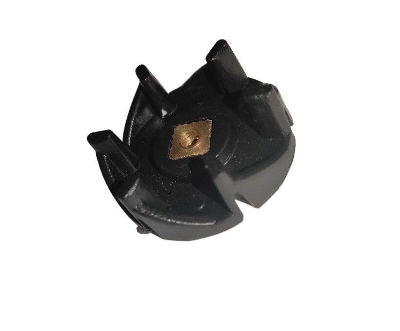 Picture of Blender Motor Connector Spare Parts Plastic Pulley 3.5cm 6 teeth Black  - 1pcs (Black)