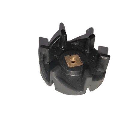 Picture of Blender Motor Connector Spare Parts Plastic Pulley 3.5cm 6 teeth Black  - 1pcs (Black)