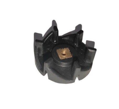 Picture of Blender Motor Connector Spare Parts Plastic Pulley 3.5cm 6 teeth Black  - 1pcs (Black)