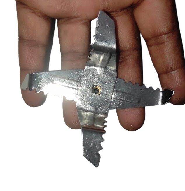 Picture of Blender Blade Replacement, 4-Blade Juicer Replacement Blade, Blender Replacement Parts 1 pcs (Silver)