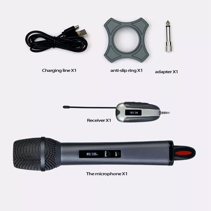 Picture of Shengfu TX-11 Wireless Rechargeable Microphone (Black)