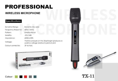 Picture of Shengfu TX-11 Wireless Rechargeable Microphone (Black)