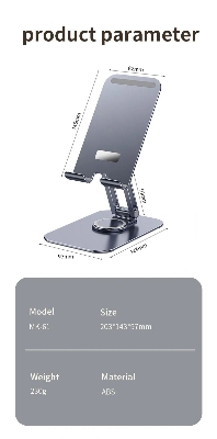 Picture of mary MK-61 Aluminum Alloy Desktop Phone Stand (Silver)