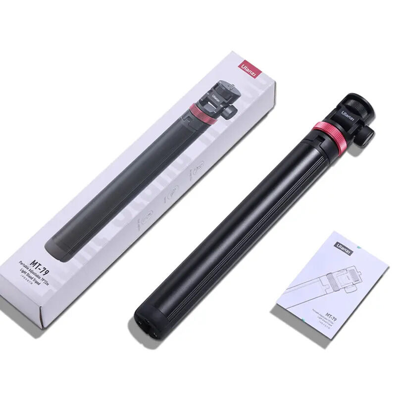 Picture of Ulanzi MT-79 Extendable Tripod with 1/4'' Screw for DSLR Camera Smartphone Fill Light Microphone Tripod (Black)